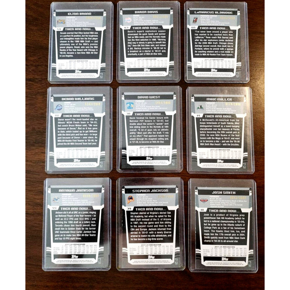 2009 Topps Tip Off Serial Numbered Basketball Card Lot 9 Cards all Numbered - Picture 2 of 11